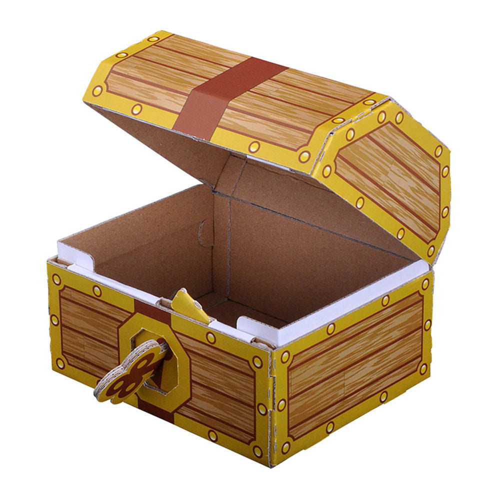 Hacomo Crafting Materials Treasure Box Cardboard Craft Kit 1 piece