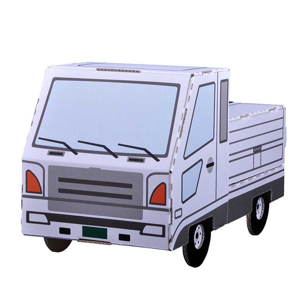 【アウトレット】hacomo 工作の素 トラック ダンボール工作キット 1 個