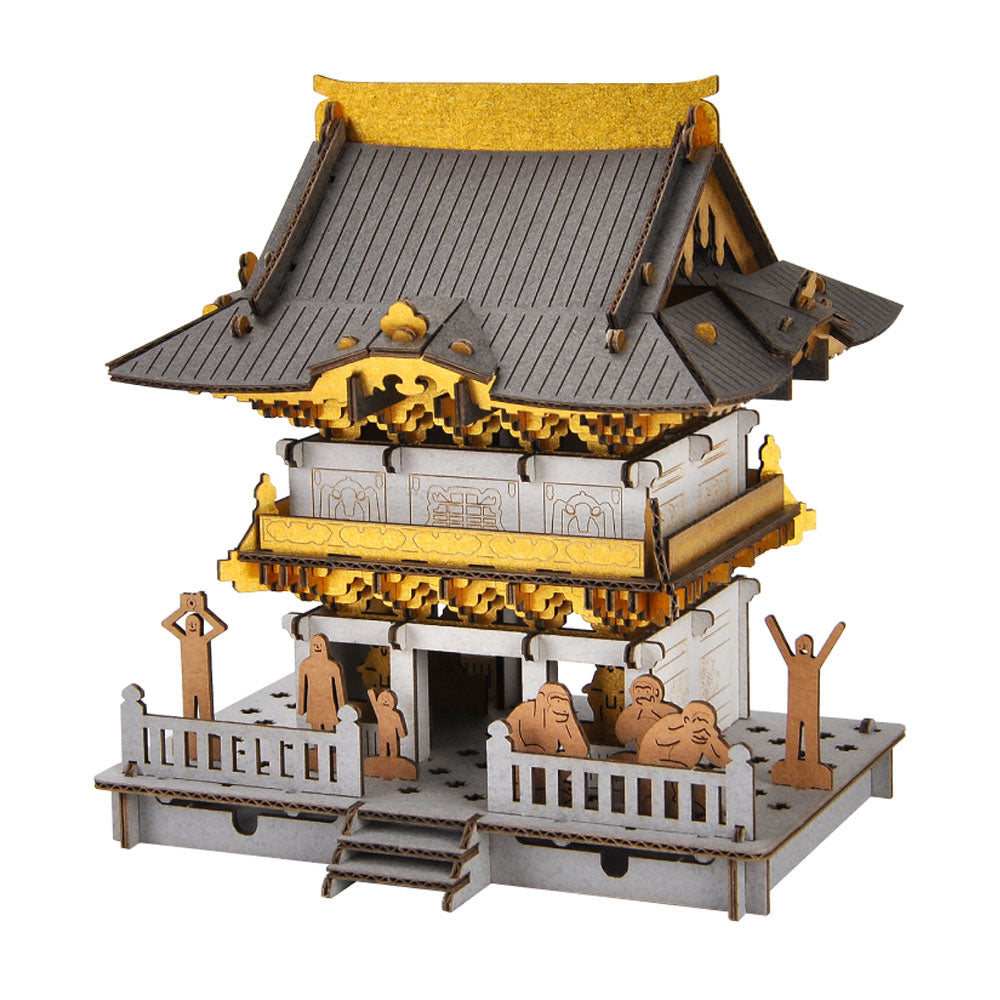 hacomo PUSUPUSU 日光東照宮 ダンボール工作キット 1 個