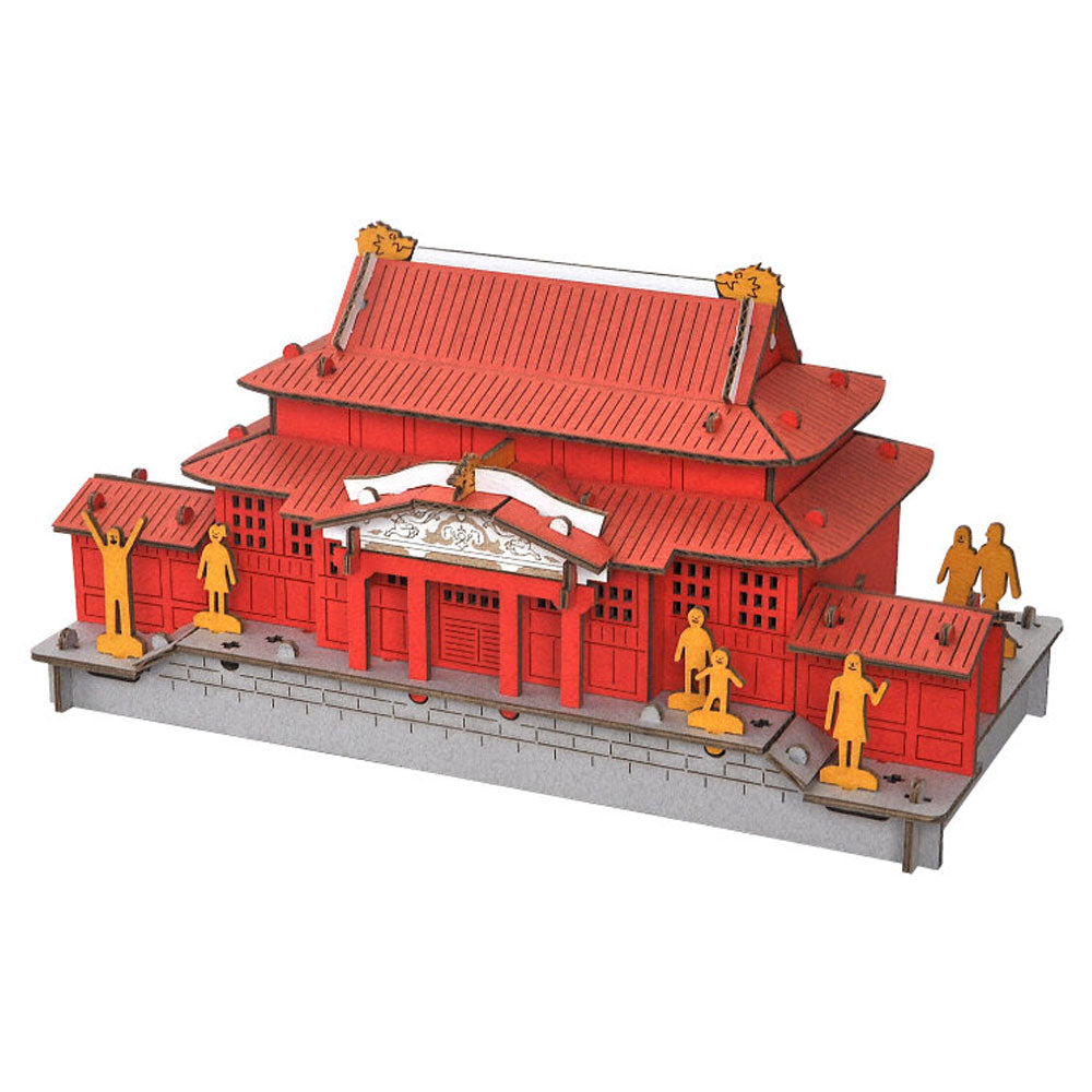 hacomo PUSUPUSU Shuri Castle Cardboard Craft Kit 1 piece