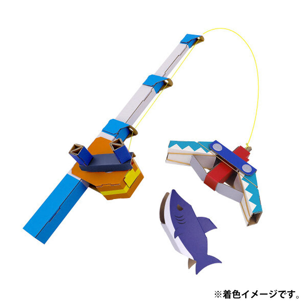 hacomo WOW 골판지로 놀자! 낚시 포수 골판지 공작 키트 1개