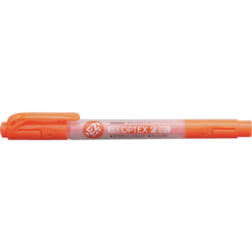 Zebra Highlighter Optex 2-EZ Orange WKT11-OR 1 pc