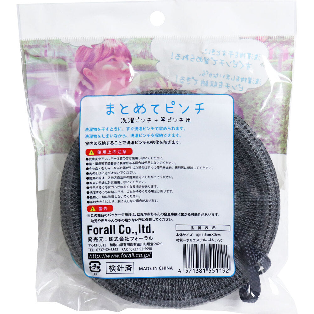 まとめてピンチ 洗濯ピンチ+竿ピンチ用 1個入 1 個