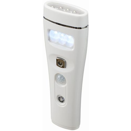 야자와 충전식 LED 사람 감명 암 센서 나이트 라이트 NCHSMN03WH 1 개