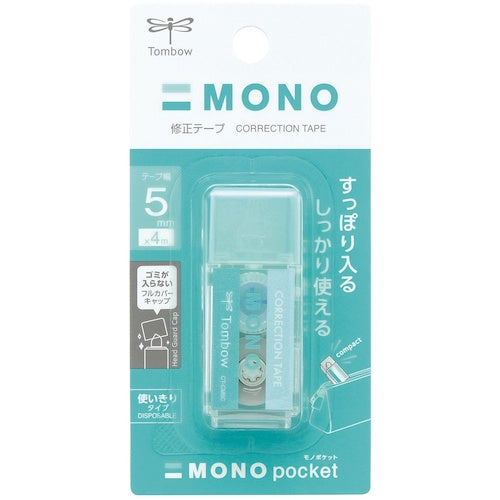 Tombow 修正テープ モノポケット ブルー CT-CM5C40 1 個