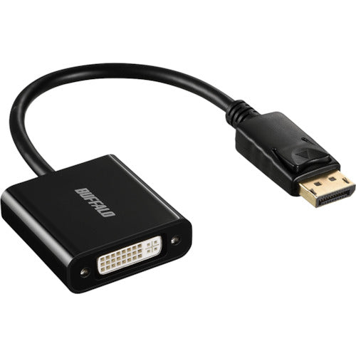 BAFFALO DisplayPort−DVI変換アダプタ ブラック BDPDVBK 1 個