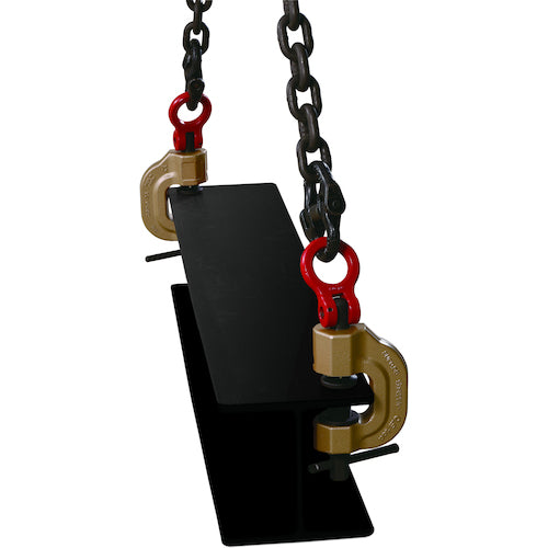 スーパー ねじ式クランプ スクリューカムクランプ 吊クランプ引張治具兼用型(スイベルタイプツイストカム式) 基本使用荷重1t SUC1S 1 台