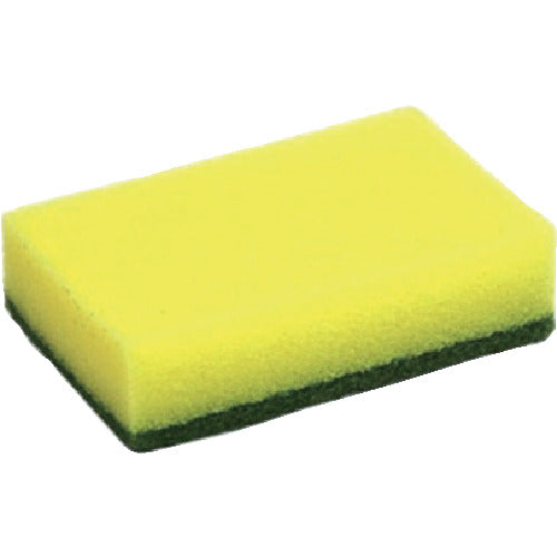 オザックス 抗菌カラーたわし イエロー 10個 00382666 1 箱