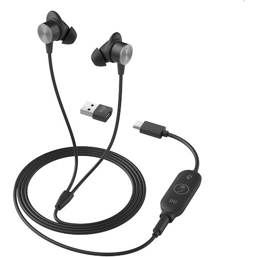 Logicool Zone Wired Earbuds ZONEWEBUC 1 個