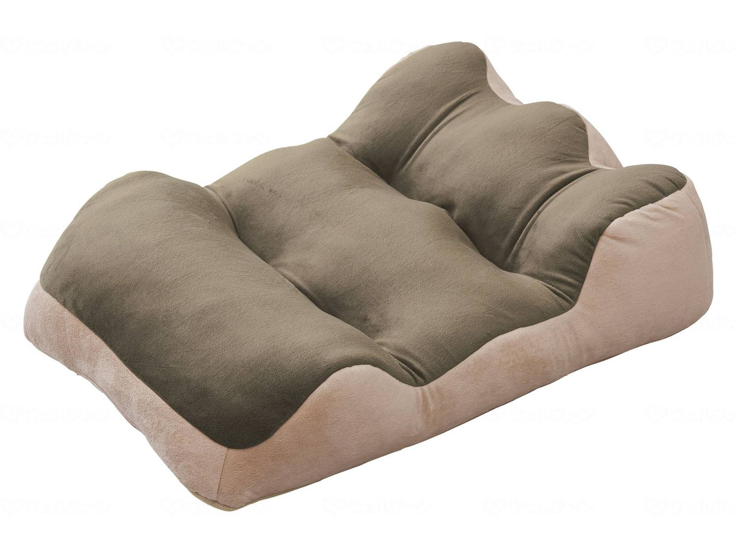 コジットのびのび腰痛対策脚クッション ブラウン