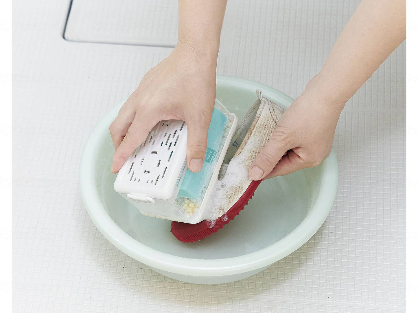 코짓트 거품이 이는 세탁 비누 케이스