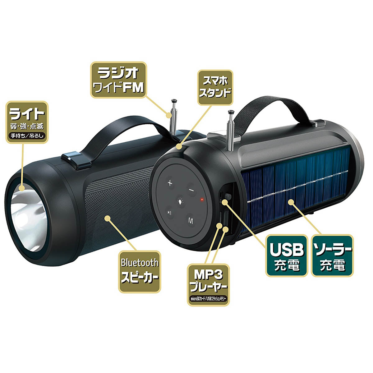 RiC 2WAY電源 マルチBluetoothスピーカー 1 個