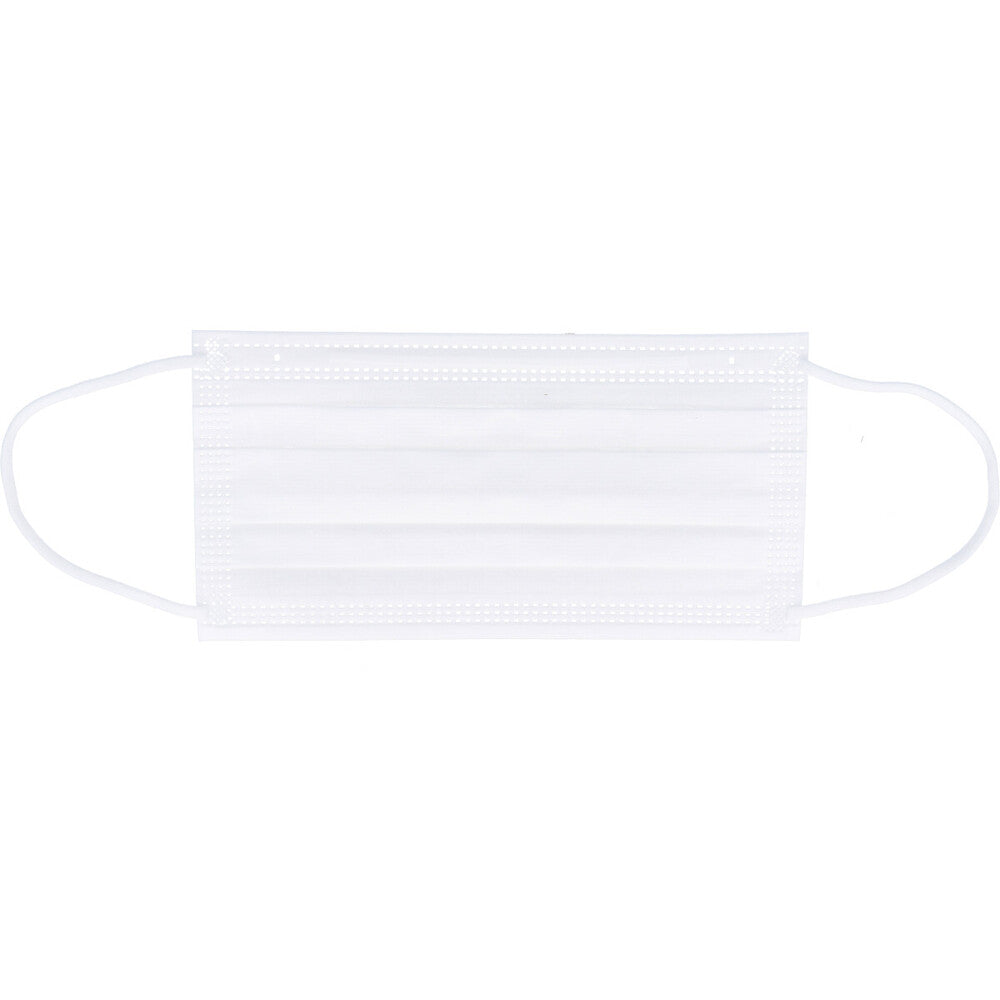 Three-layered, dome-shaped mask with mouth space, slightly larger size, 50 pieces, 1 piece