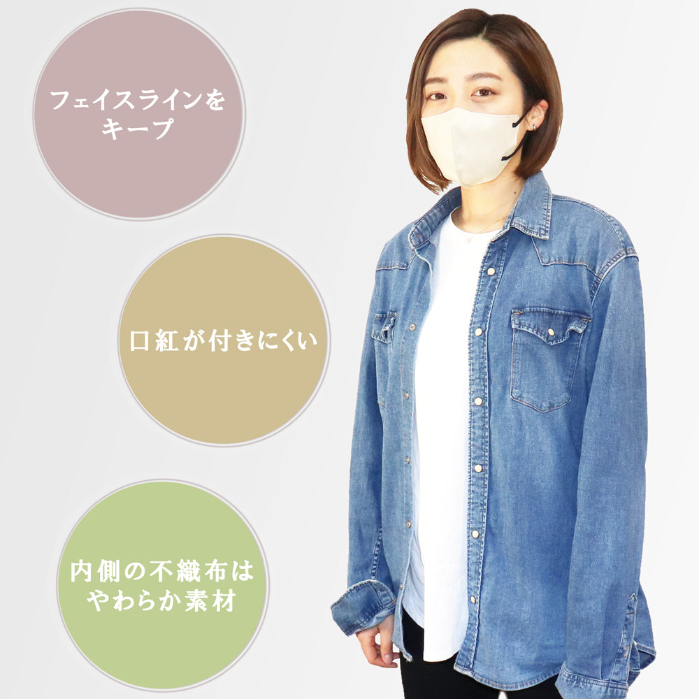 3D 입체 마스크 스마트 타입 바이 컬러 밀크티 보통 사이즈 10장입 1개