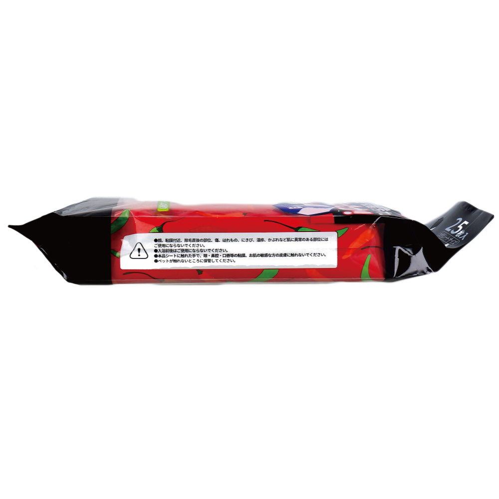 맨즈 보디 시트 보디용 온감 타입 라임의 향기 25장입×36개【케이스 판매】 1개