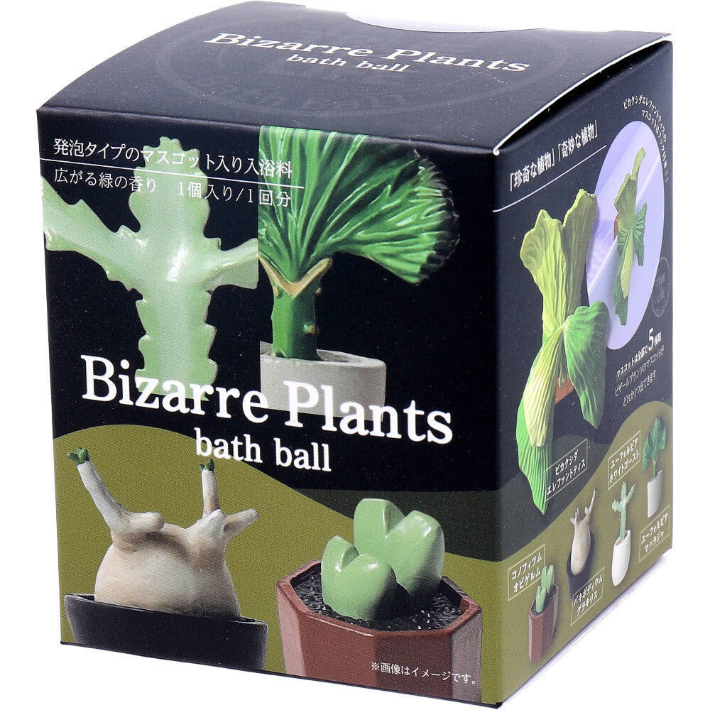 사실 비자르 플랜트 목욕 공 퍼지는 녹색 향기 70g 1회분 1개