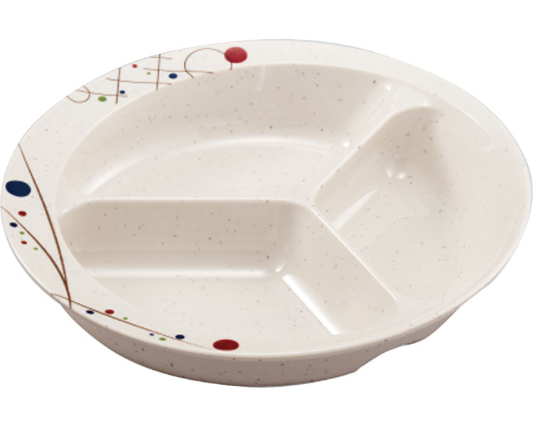 三ツ仕切皿 / UMS-200RKIH 岐穂 1 枚