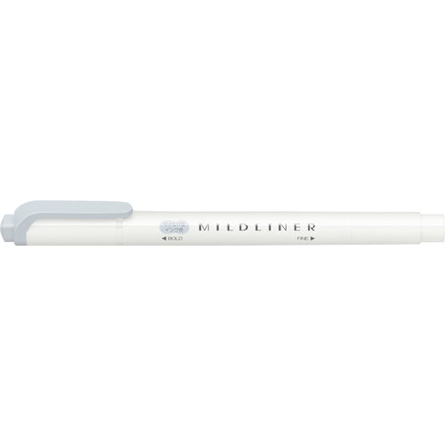 ゼブラ 蛍光ペン マイルドライナー Mクールグレー WKT7-MCGR 1 本