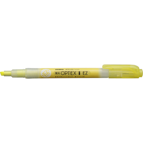 Zebra Highlighter Optex 1-EZ Yellow WKS11-Y 1 piece