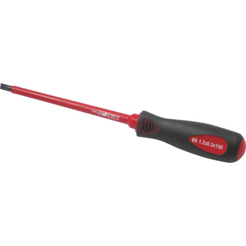 Tech-EV Insulated Screwdriver Screwdriver -6.5 x 150mm OLC636066A 1 piece