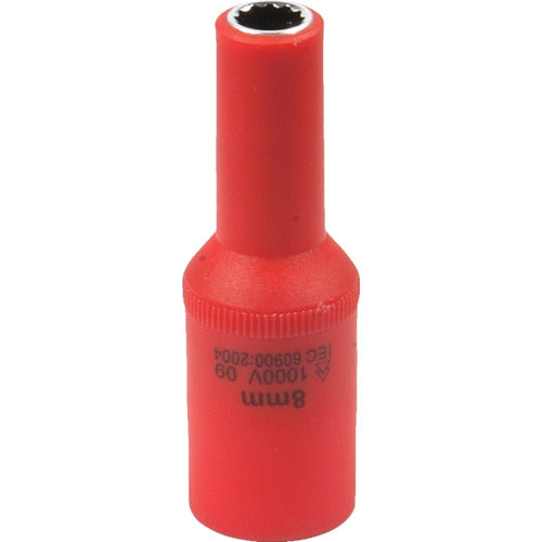 Tech-EV 절연 공구 소켓 3/8 8mm OLC652008A 1개