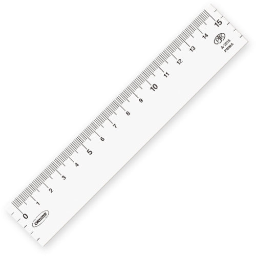 Kyoei Plastics Methacrylic Straight Ruler 15cm A-2015 1 piece
