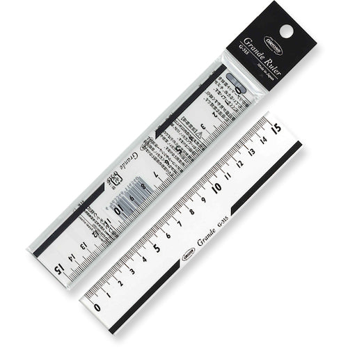 Kyoei Plastic Grande Straight Ruler 15cm G-315 1 piece