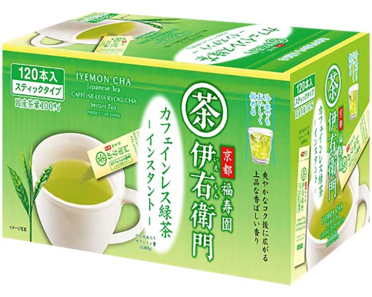 伊右衛門 カフェインレス緑茶 インスタント スティック / 0.8g×120本 1 個