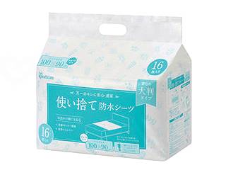 아이리스 오야마 일회용 방수 시어 대형 타이프 16장 X2봉투(케이스) 시트