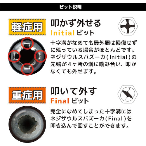 ENGINEER ネジザウルスバスーカ4本セット DBZ-22 1 S