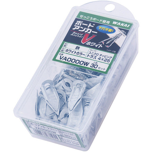 WAKAI 보드 앵커 V 화이트(30입) VA0000W 1 PK
