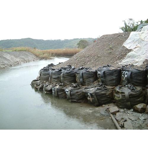 萩原 ターピー 耐候性大型土のうBLACK(ブラック) 300KT 3年対応 1枚入 J-300KT 1 枚