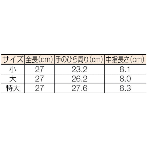YOTSUGI 低圧二層手袋 特大 交流600V以下用 YS-102-10-01 1 双