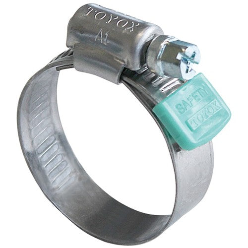 Toyox Hose Band (Prevents Injury) All Stainless Steel Safety SB-22 (10 Pieces) SB-22 1 Box