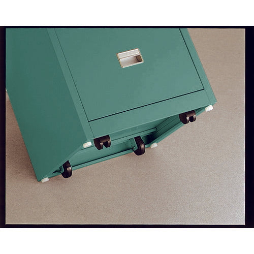 TRUSCO 中荷重作業台(800kg)GW型 1800X750XH740 3段キャビネット付 グリーン色 GWP-1875UDC111 1 台