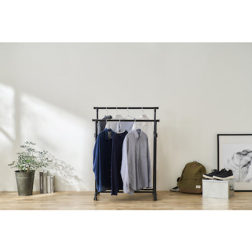 IRIS 100968 Pipe Hanger Double Type Black PE-E280R 1 unit