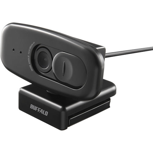 BAFFALO 2MP WEB Camera, Wide Angle 120°, Built-in Microphone, Black, BSW500MBK, 1 pc