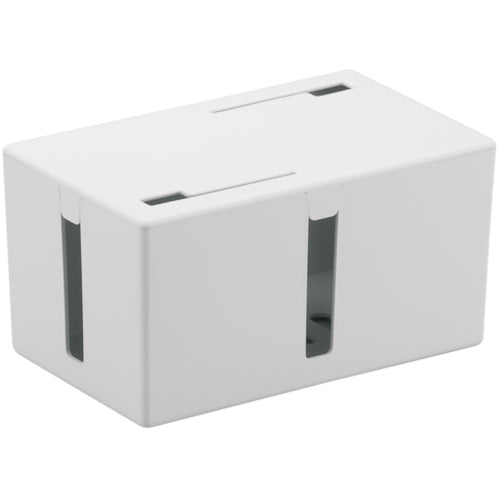 BAFFALO 케이블 박스 전원 탭 & 케이블 수용 S 사이즈 화이트 BSTB01SWH 1 개