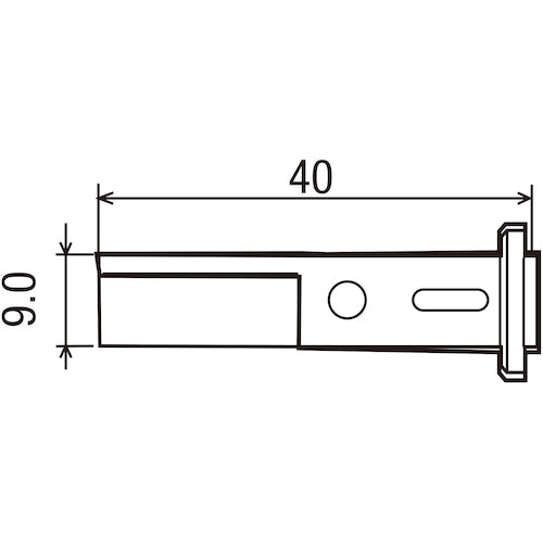 굿 교체 팁 핫 나이프 GP501 용 GP-501CU 1 개