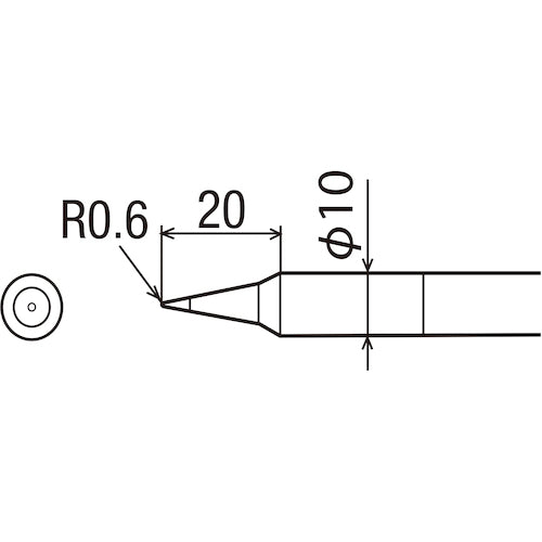 굿 교체 팁 B형 PX4용 PX-40RT-B 1개