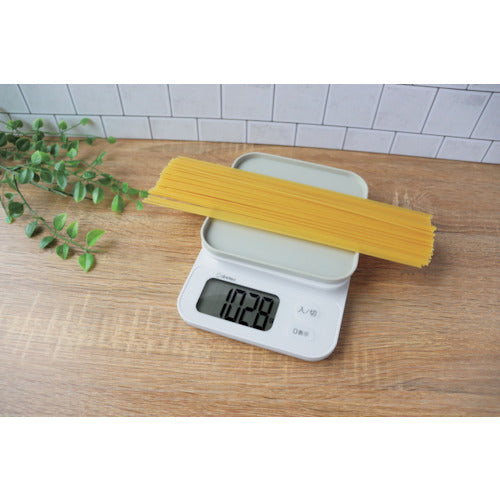 dretec デジタルスケール「ブランジェ」2kg ベージュ KS-729BE 1 台