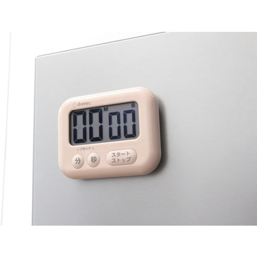 dretec 大画面タイマー「シャボン」 ピンク T-614PK 1 台