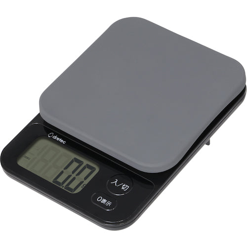 dretec デジタルスケール「ブランジェ」3kg ブラック KS-829BK 1 台