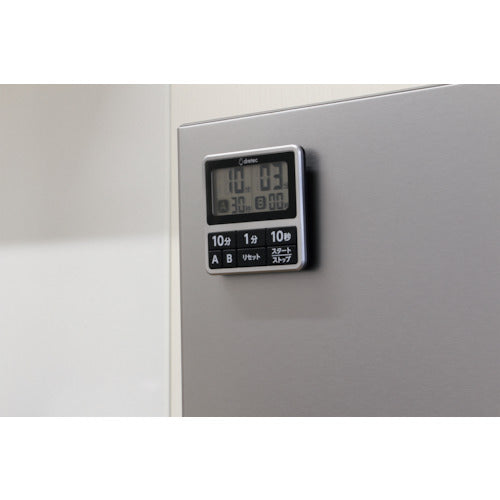 dretec ダブルタイマー シルバー T-618SV 1 台