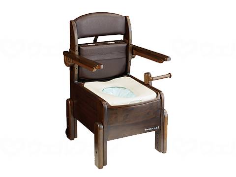 日本セイフティーラップポン・エール2 ダークブラウン 普通便座