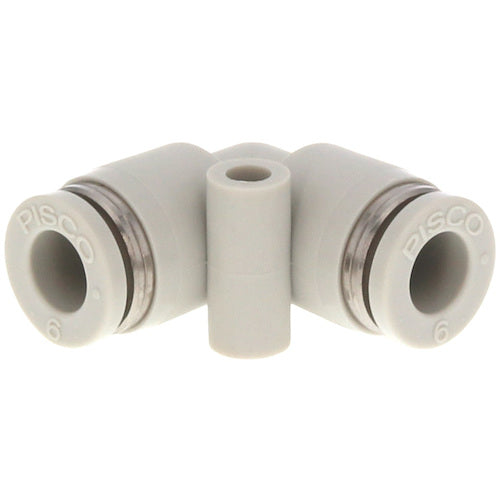 PISCO Tube Fitting Union Elbow Tube Outer Diameter: 10mm Light Gray PV10W 1 pc