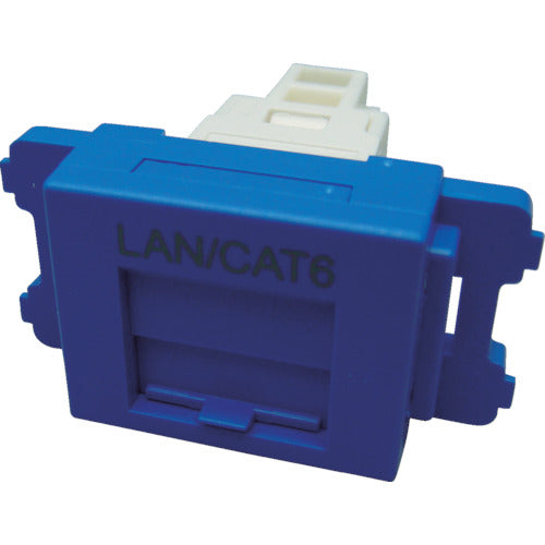 PANDUIT 【売切廃番】パンドウイット カテゴリ6JISプレート用ジャックキット 青 JAOSSPTPBU 1 個