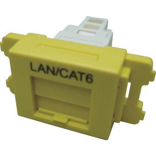 PANDUIT 【매진 폐번】 펀드 위트 카테고리 6 JIS 플레이트 용 잭 키트 황색 JAOSSPTPYL 1 개