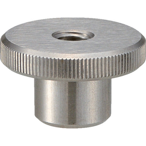 TRUSCO Knurled Knob Stepped Female Thread Steel Outer Diameter 20 x Thread M5 TKKNT-M5 1 pc