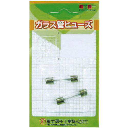 Fuji Terminal Glass Tube Fuse (2 pieces) 10A 6.4 x 30mm FP-FGBO-250V-10A-2P-PBF 1 PK